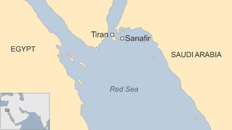 The islands of Tiran and Sanafir that Egypt under El-Sisi ceded to Saudi Arabia